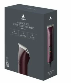 Andis AGCB Super 2 Speed Brushless Clipper - Burgundy -Swan Sales Shop AN 23370 4