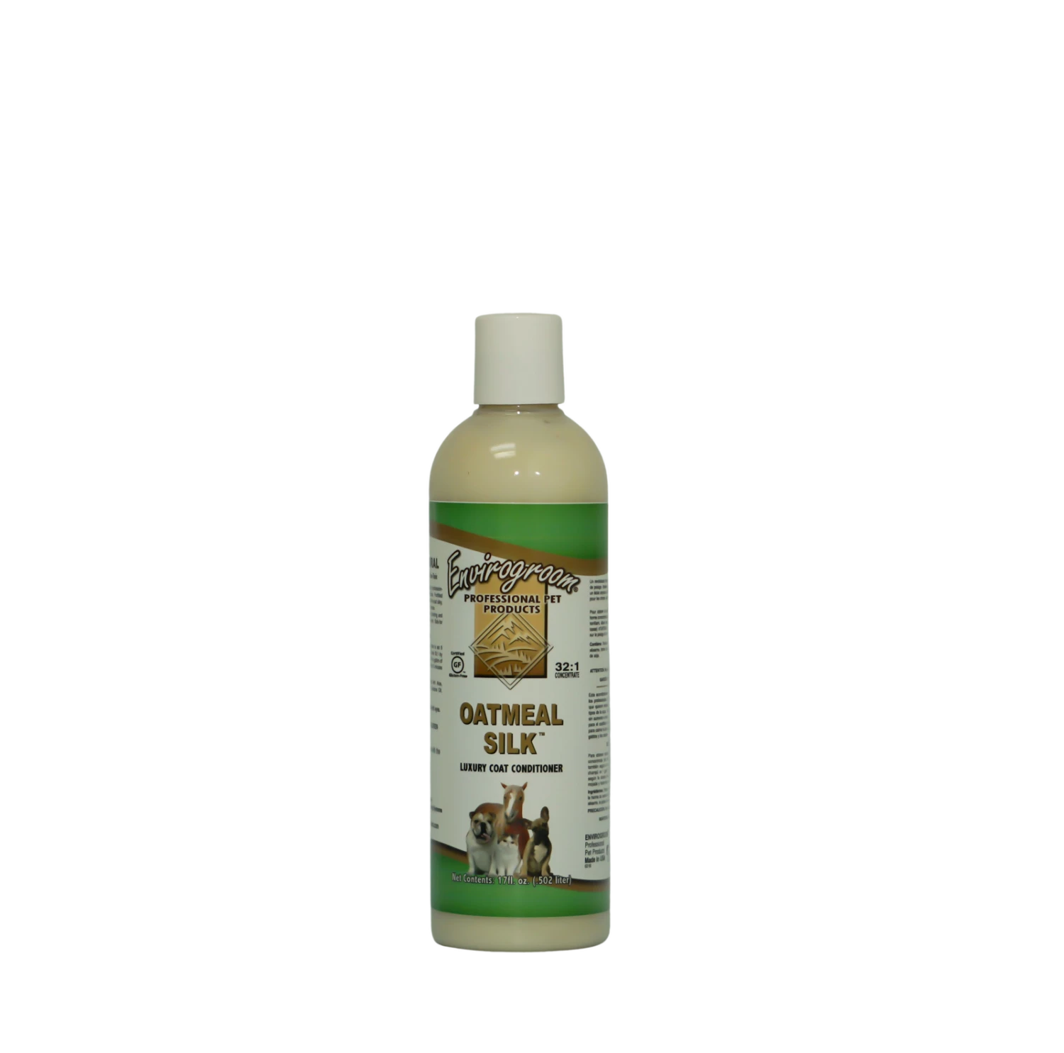 Envirogroom Oatmeal Silk Luxury Coat Conditioner 17oz 3 Envirogroom Oatmeal Silk Luxury Coat Conditioner 17oz