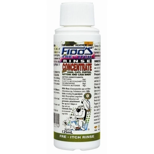 Fido's Rinse Concentrate For Flea & Tick Control 125ml 3 Fido's Rinse Concentrate For Flea & Tick Control 125ml