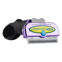Furminator DeShedding Tool - Large Cat Long Hair Metallic [Purple] -Swan Sales Shop FU 01226 2