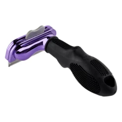 Furminator DeShedding Tool - Large Cat Long Hair Metallic [Purple] -Swan Sales Shop FU 01226 4