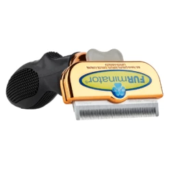 Furminator DeShedding Tool - Medium Dog Long Hair Metalic [Rose Gold] -Swan Sales Shop FU 02516 2
