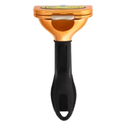Furminator DeShedding Tool - Medium Dog Long Hair Metalic [Rose Gold] -Swan Sales Shop FU 02516 5