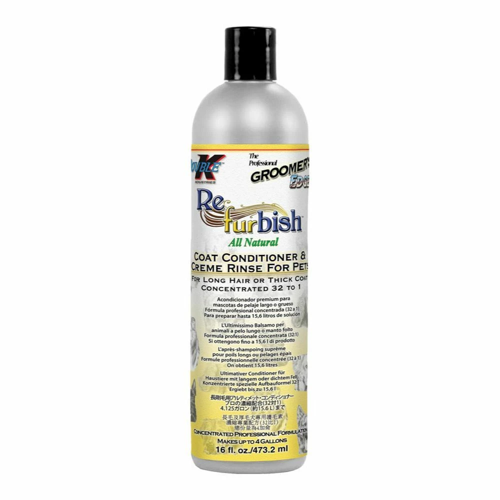 Groomer's Edge ReFurBish Coat Conditioner 473ml 3 Groomer's Edge ReFurBish Coat Conditioner 473ml
