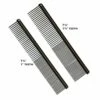 Anti-Static Etched Back Finishing Comb 7.5", Fine / Coarse, 1.5" Teeth -Swan Sales Shop GM 091B EB