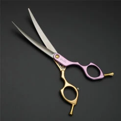 Groomtech Ninja Xtreme Asian Fusion Shear Curved 6.5" [Purple Gold] -Swan Sales Shop GT NI2365CY 2