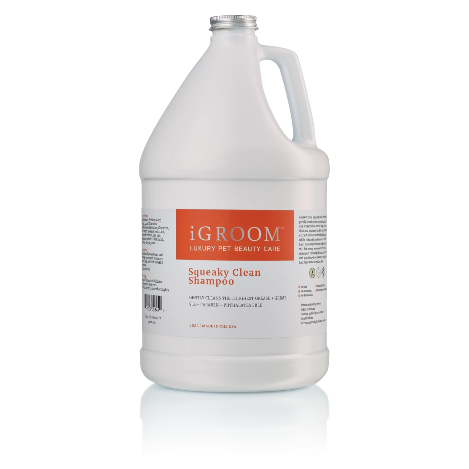 IGroom Squeaky Clean Shampoo 1 Gallon (3.8L) 3 IGroom Squeaky Clean Shampoo 1 Gallon (3.8L)