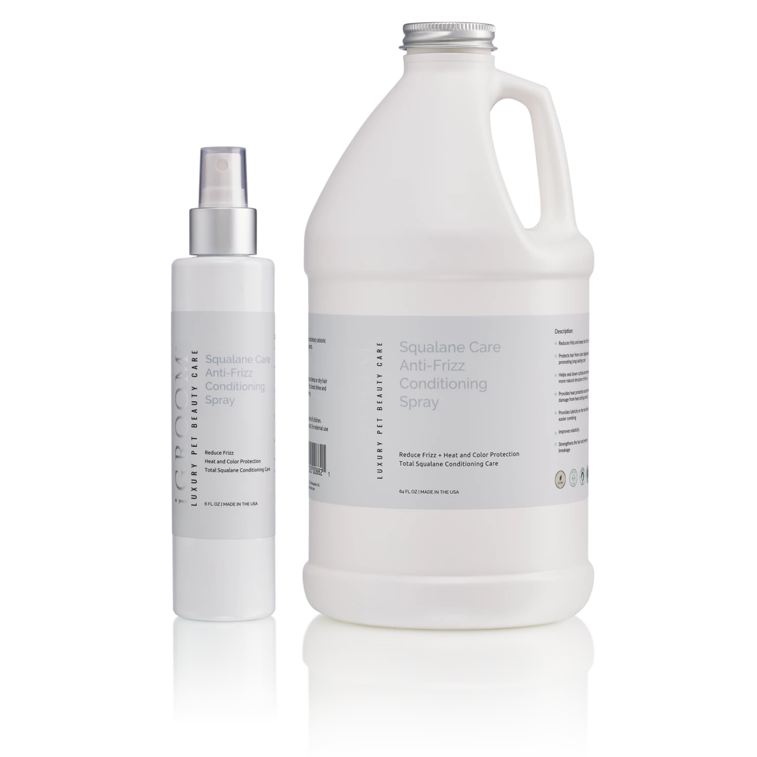 IGroom Squalane Anti-Frizz Conditioning Spray 6oz 4 IGroom Squalane Anti-Frizz Conditioning Spray 6oz - Image 2