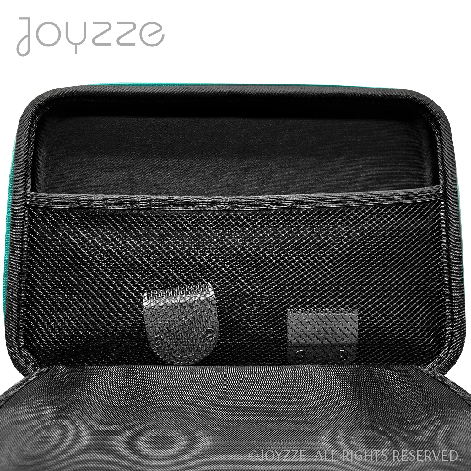 Joyzze Hard Blade Storage Case Fits 22 Blades - Neon Teal 6 Joyzze Hard Blade Storage Case Fits 22 Blades - Neon Teal - Image 4