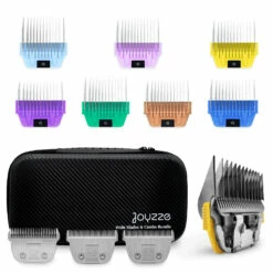 Joyzze 3 Wide Blade + 7 Wide Comb With Storage Case - Black