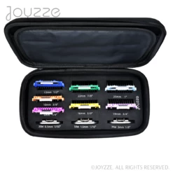 Joyzze 3 Wide Blade + 7 Wide Comb With Storage Case - Black -Swan Sales Shop JY 99088 7