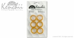 Kenchii Thick Soft Finger Insert Ring Set Of 6 - Gold