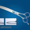 KKO Japanese Scissors Curved Fluffer Thinner With 44 V Teeth 7" -Swan Sales Shop KK ODH7044FC