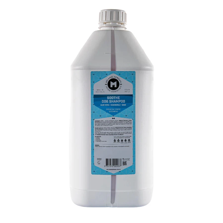 Melanie Newman Soothe Dog Shampoo 5L 3 Melanie Newman Soothe Dog Shampoo 5L