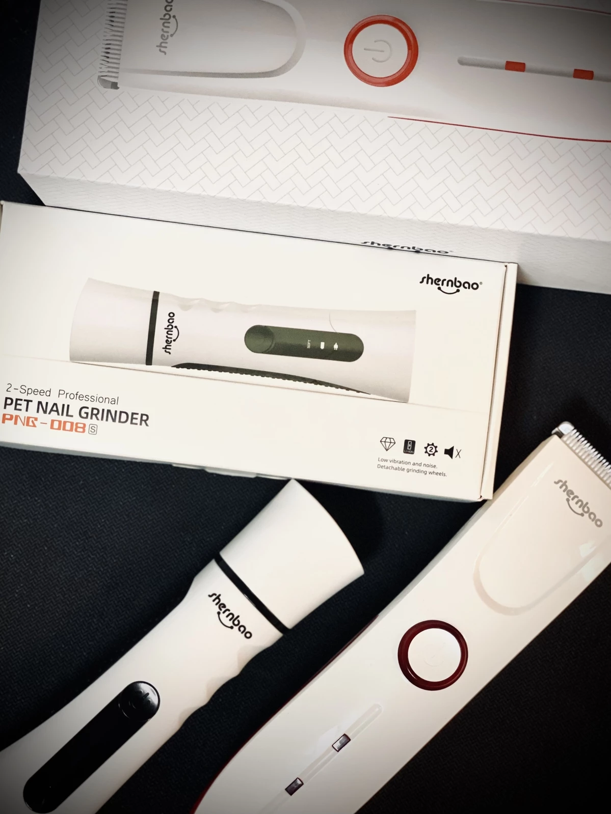 Shernbao Combo PGT310 Pet Trimmer + PNG008S Nail Grinder 3 Shernbao Combo PGT310 Pet Trimmer + PNG008S Nail Grinder