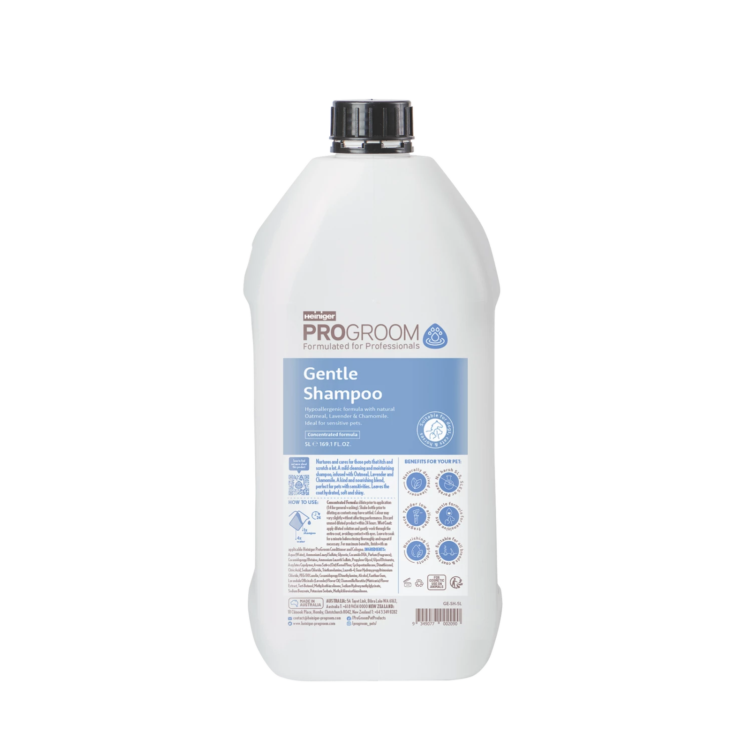 Progroom Gentle Shampoo 5L 3 Progroom Gentle Shampoo 5L