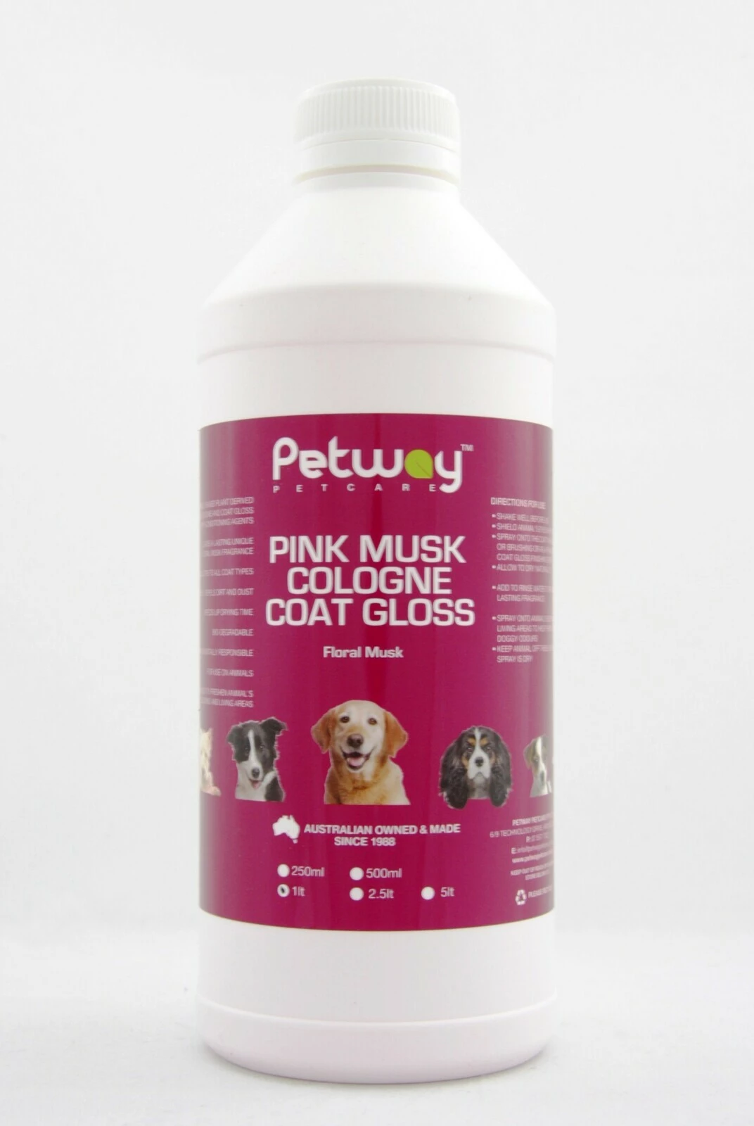 Petway Pink Musk Cologne Coat Gloss 1L 3 Petway Pink Musk Cologne Coat Gloss 1L