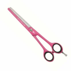 Roseline Scissors 46 Teeth Single Sided Thinner 6.25", Magenta