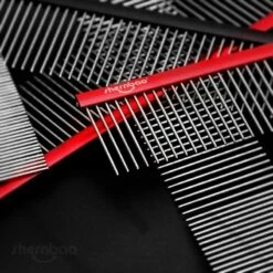 Shernbao Professional Pet Tail Comb [Black] -Swan Sales Shop S GSC104 BK 4