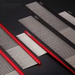 Shernbao Professional Pet Comb 24cm [Black] -Swan Sales Shop S GSC245 BK 3
