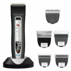 Shernbao Smart Digital 4-in-1 Adjustable Clipper PGC660+ 4 X LightEdge Blade(3F/4F/5F/7F)+ 1xTitanium Ceramic Blade [Ultra Thin]