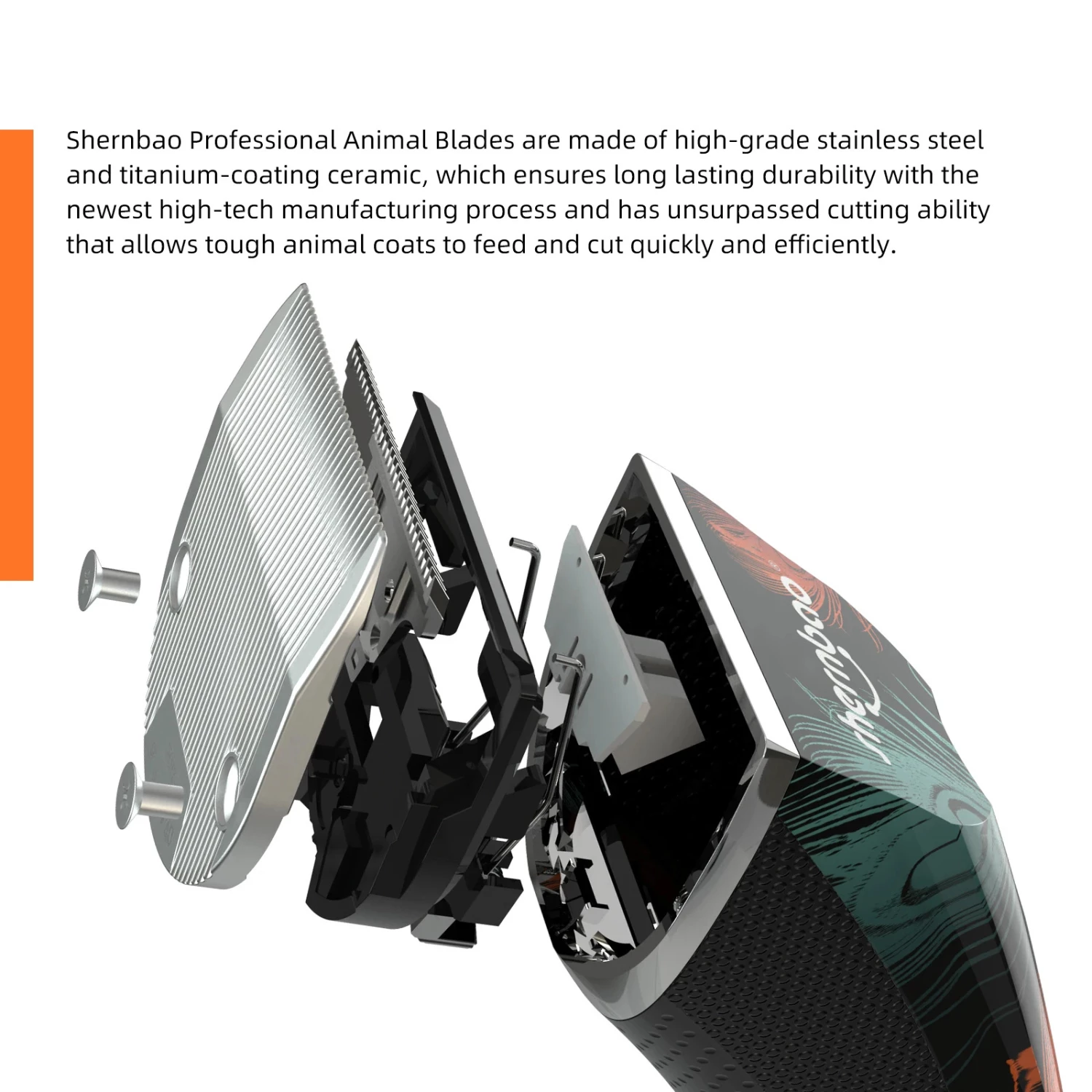 Shernbao Professional 5-in-1 Blade Clipper PGC721 6 Shernbao Professional 5-in-1 Blade Clipper PGC721 - Image 4