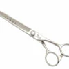Shark Teeth 5 Star 8" Straight Scissors 2 Shark Teeth 5 Star 8" Straight Scissors -Swan Sales Shop S ST35180