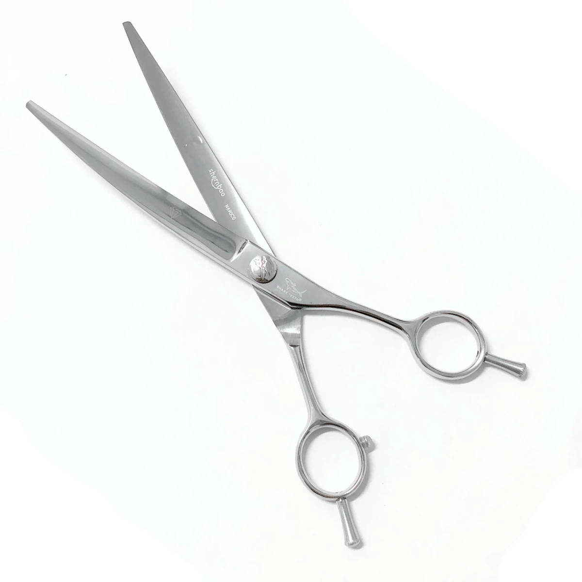 Shark Teeth Diamond 7.5" Curved Scissors 4 Shark Teeth Diamond 7.5" Curved Scissors - Image 2