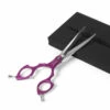 Shark Teeth Asian Fusion Shear Curved 6.25" [Purple] -Swan Sales Shop S STCC625 PP