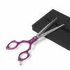 Shark Teeth Asian Fusion Shear Straight 6.5" [Purple] -Swan Sales Shop S STCS650 PP