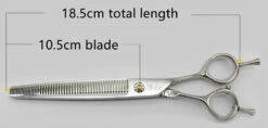 Silver Line Shear Dual Magic Scissor Blender 7.5" 10 Silver Line Shear Dual Magic Scissor Blender 7.5" -Swan Sales Shop SL MU750 2