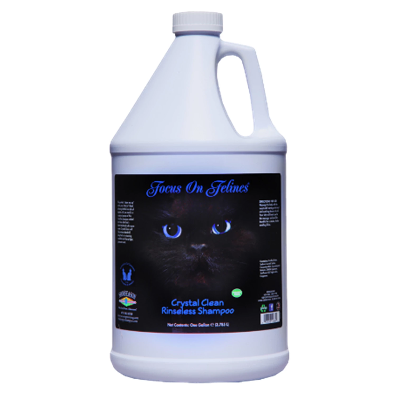 Focus On Felines® Crystal Clean Rinseless Shampoo For Cats Gallon (3.8L) 3 Focus On Felines® Crystal Clean Rinseless Shampoo For Cats Gallon (3.8L)