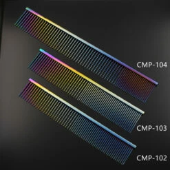 Prism Rainbow Ultra Long Teeth Comb 8 5/8" (22cm) -Swan Sales Shop T CMP104 1