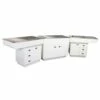 Dental Preparation Table With Stainless Steel Tub And Painted Cabinets -Swan Sales Shop T FT851