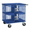 Aeolus 4-Berth Show Trolley With 6" Rubber Wheels - Large [Blue] -Swan Sales Shop T KB511NAF BU Kit6W