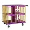 Aeolus 4-Berth Show Trolley With 4" Nylon Wheels - Large [Gold And Purple] -Swan Sales Shop T KB511NAF GP Kit