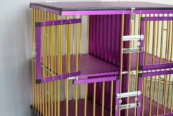 Aeolus 4-Berth Show Trolley With 4" Nylon Wheels - Large [Gold And Purple] -Swan Sales Shop T KB511NAF GP Kit 5