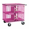 Aeolus 4-Berth Show Trolley With 6" Rubber Wheels - Large [Pink] -Swan Sales Shop T KB511NAF PK Kit6W