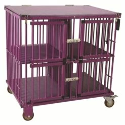 Aeolus 4-Berth Show Trolley With 4" Nylon Wheels - Large [Purple]