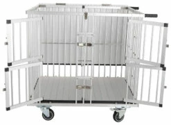 Aeolus 4-Berth Show Trolley With 4" Nylon Wheels - Large [Silver] -Swan Sales Shop T KB511NAF SL Kit 2
