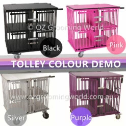 Aeolus 1-Berth Show Trolley With 4" Nylon Wheels - Large [Purple] -Swan Sales Shop T KB511NAO PP Kit 2