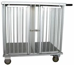 Aeolus 1-Berth Show Trolley With 4" Nylon Wheels - Large [Silver] -Swan Sales Shop T KB511NAO SL Kit 2