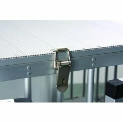 Aeolus 1-Berth Show Trolley With 4" Nylon Wheels - Large [Silver] -Swan Sales Shop T KB511NAO SL Kit 3