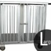 Aeolus 2-Berth Show Trolley With 4" Nylon Wheels - Large [Black] -Swan Sales Shop T KB511NAT BK Kit