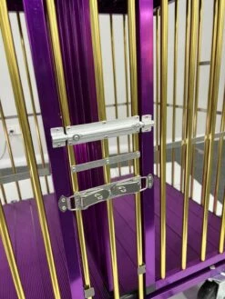 Aeolus 2-Berth Show Trolley With 4" Nylon Wheels [Gold And Purple] -Swan Sales Shop T KB511NAT GP Kit 3