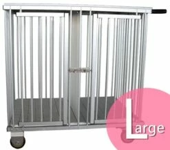 Aeolus 2-Berth Show Trolley With 4" Nylon Wheels - Large [Pink]