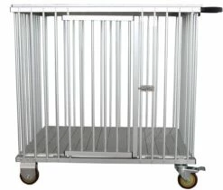 Aeolus 1-Berth Show Trolley With 4" Nylon Wheels - Small [Silver] -Swan Sales Shop T KB513NAO SL Kit 5