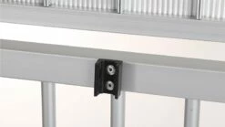 Aeolus 2-Berth Show Trolley With 6" Rubber Wheels - Small [Silver] -Swan Sales Shop T KB513NAT SL Kit6W 2