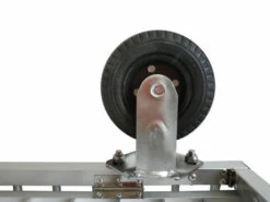 Aeolus 2-Berth Show Trolley With 6" Rubber Wheels - Small [Silver] -Swan Sales Shop T KB513NAT SL Kit6W 7