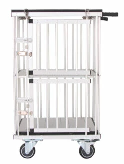 Aeolus 2-Berth Double Deck Show Trolley With 4" Nylon Wheels - XSmall [Purple] -Swan Sales Shop T KB514NAT PP Kit 5